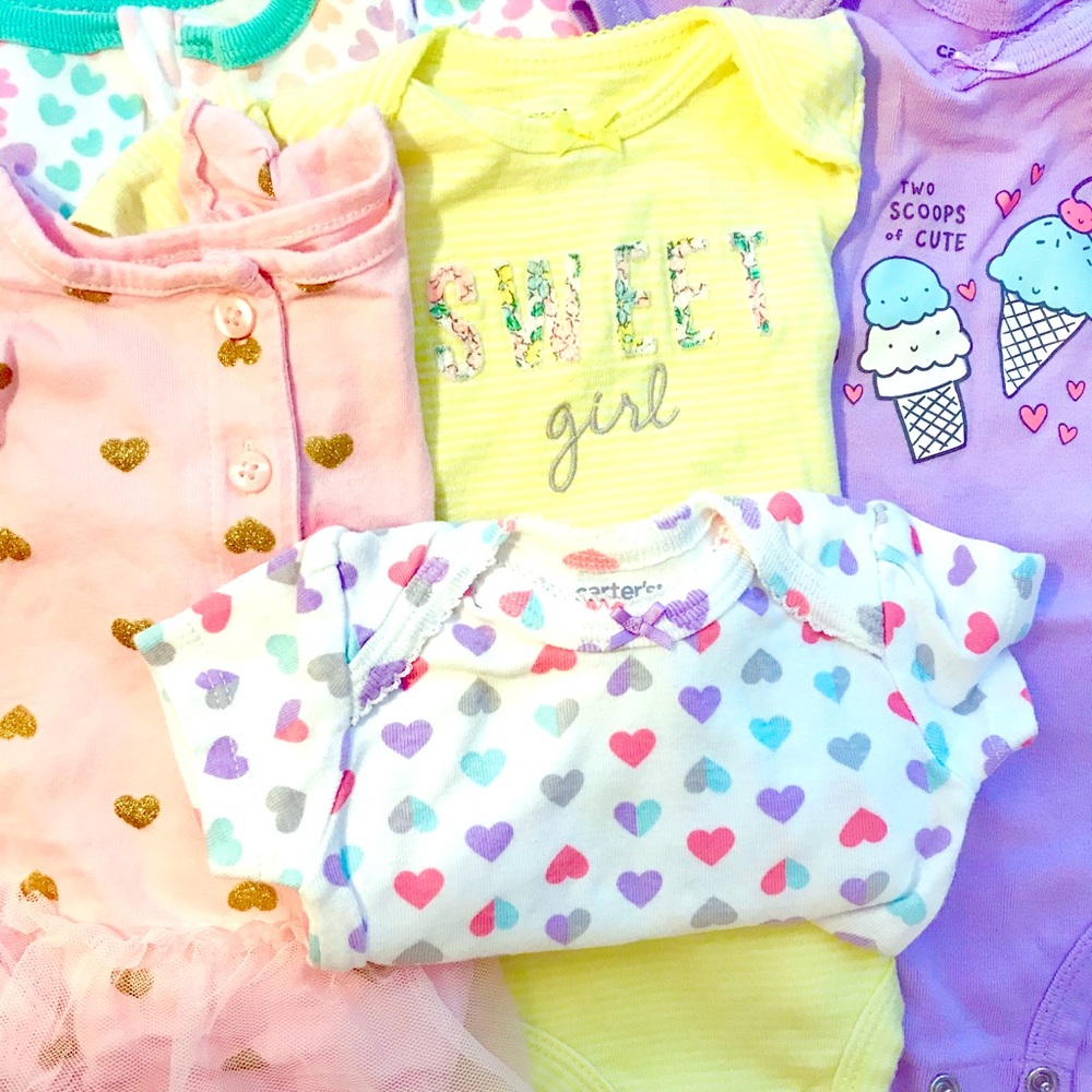 Sweet girl baby bundle of 5